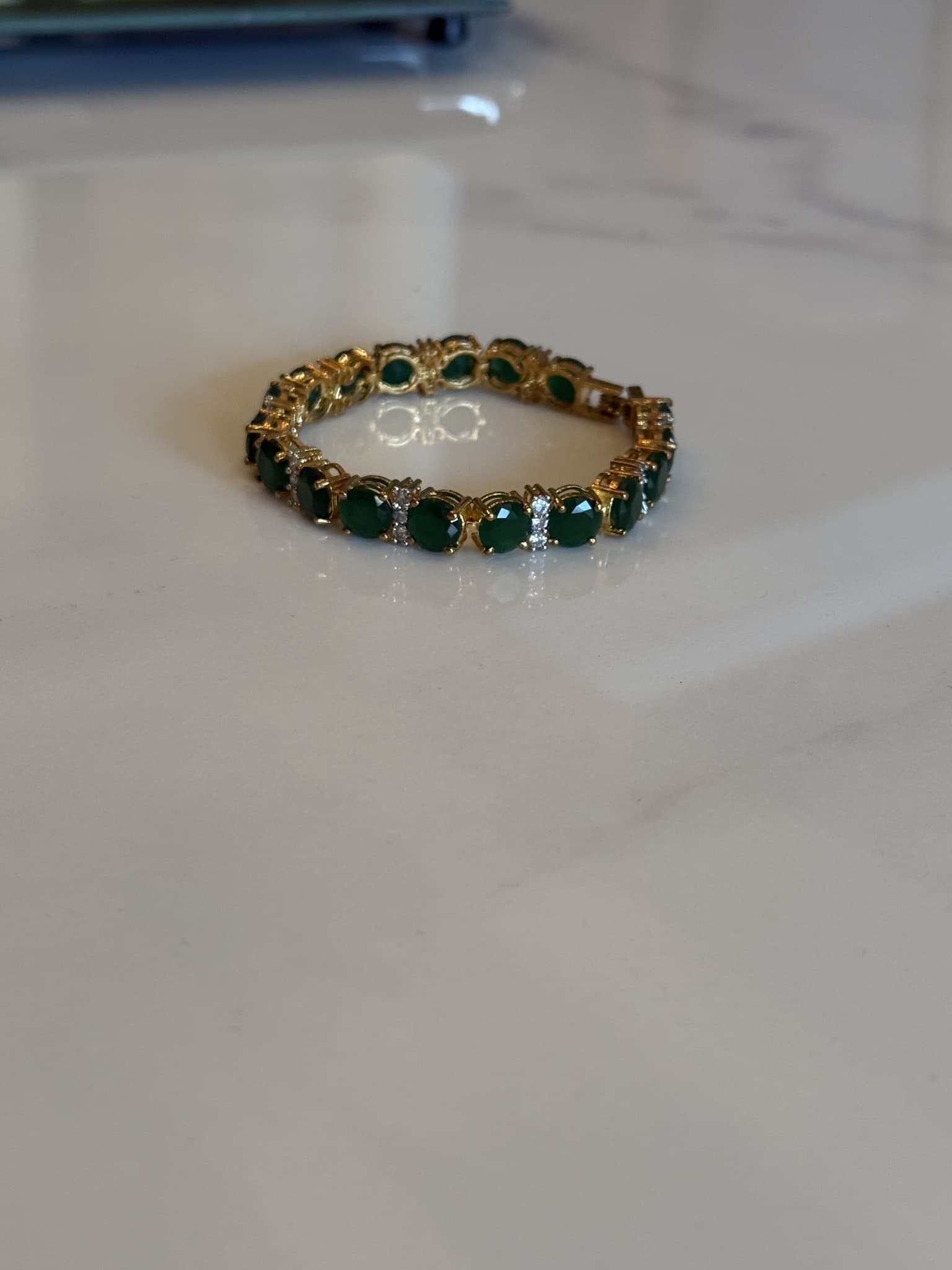 Emerald Tennis Bracelet