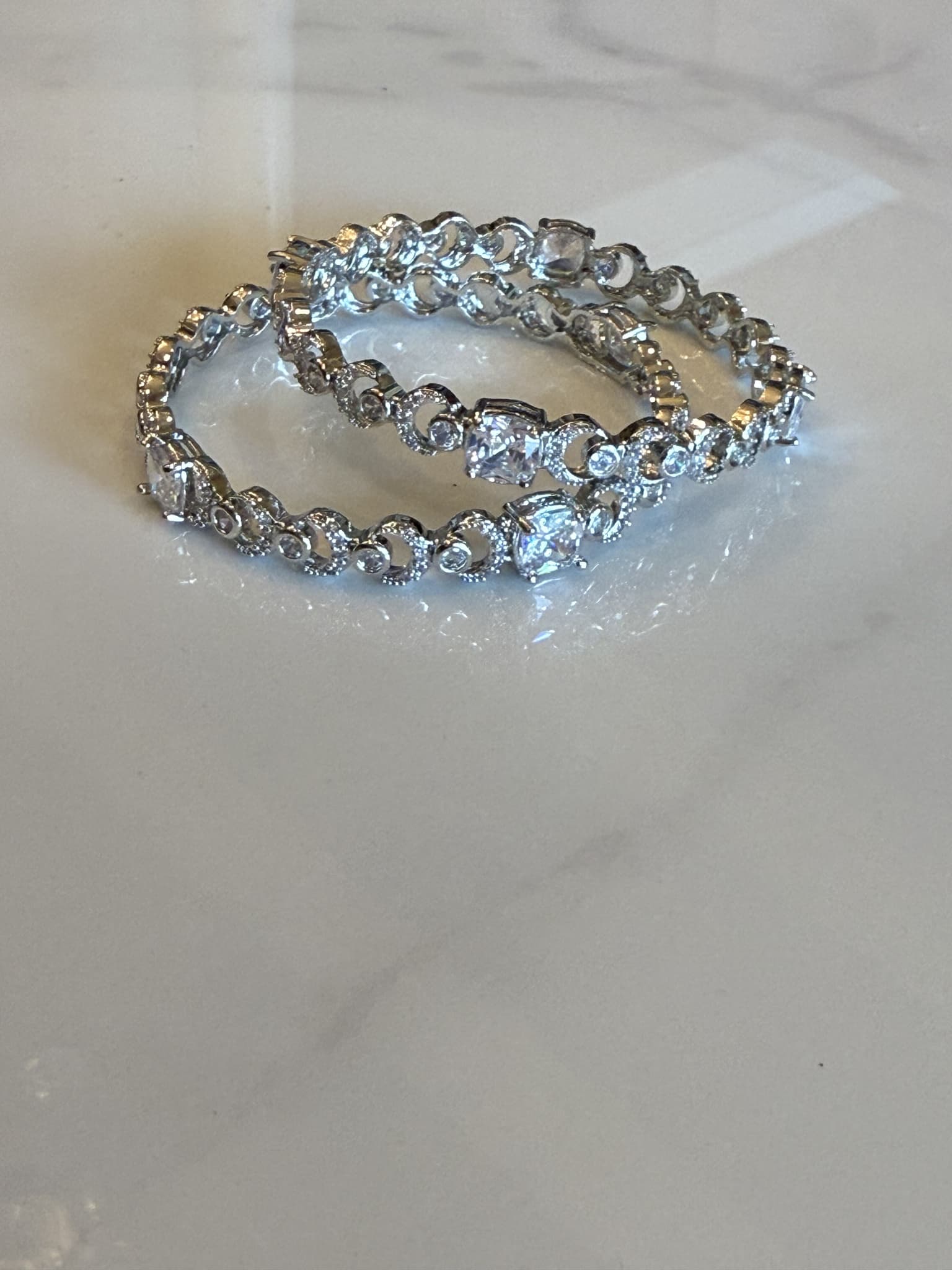 Black Diamond Mesh Bracelet