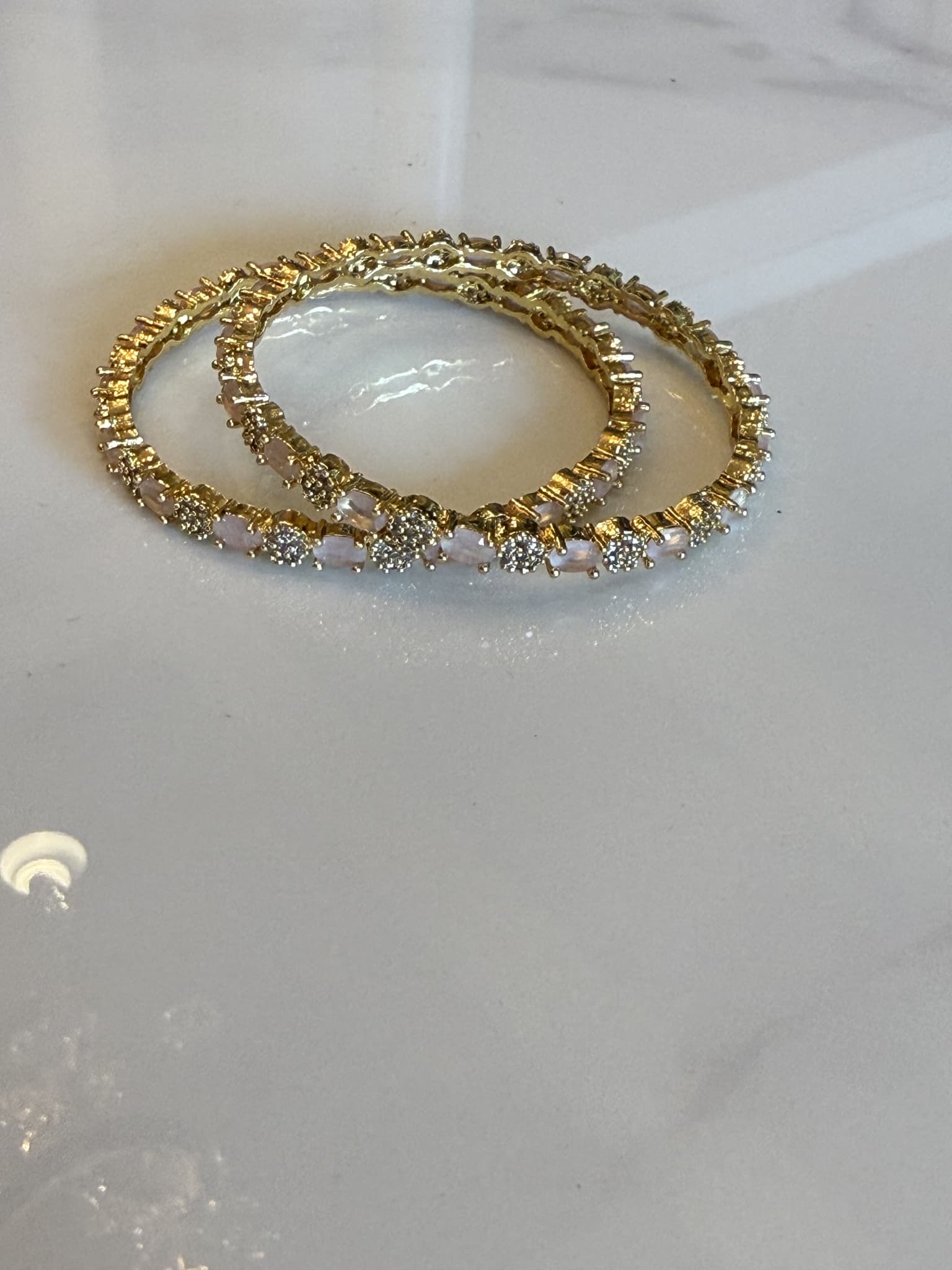 Diamond Pavé Hoop Bangles