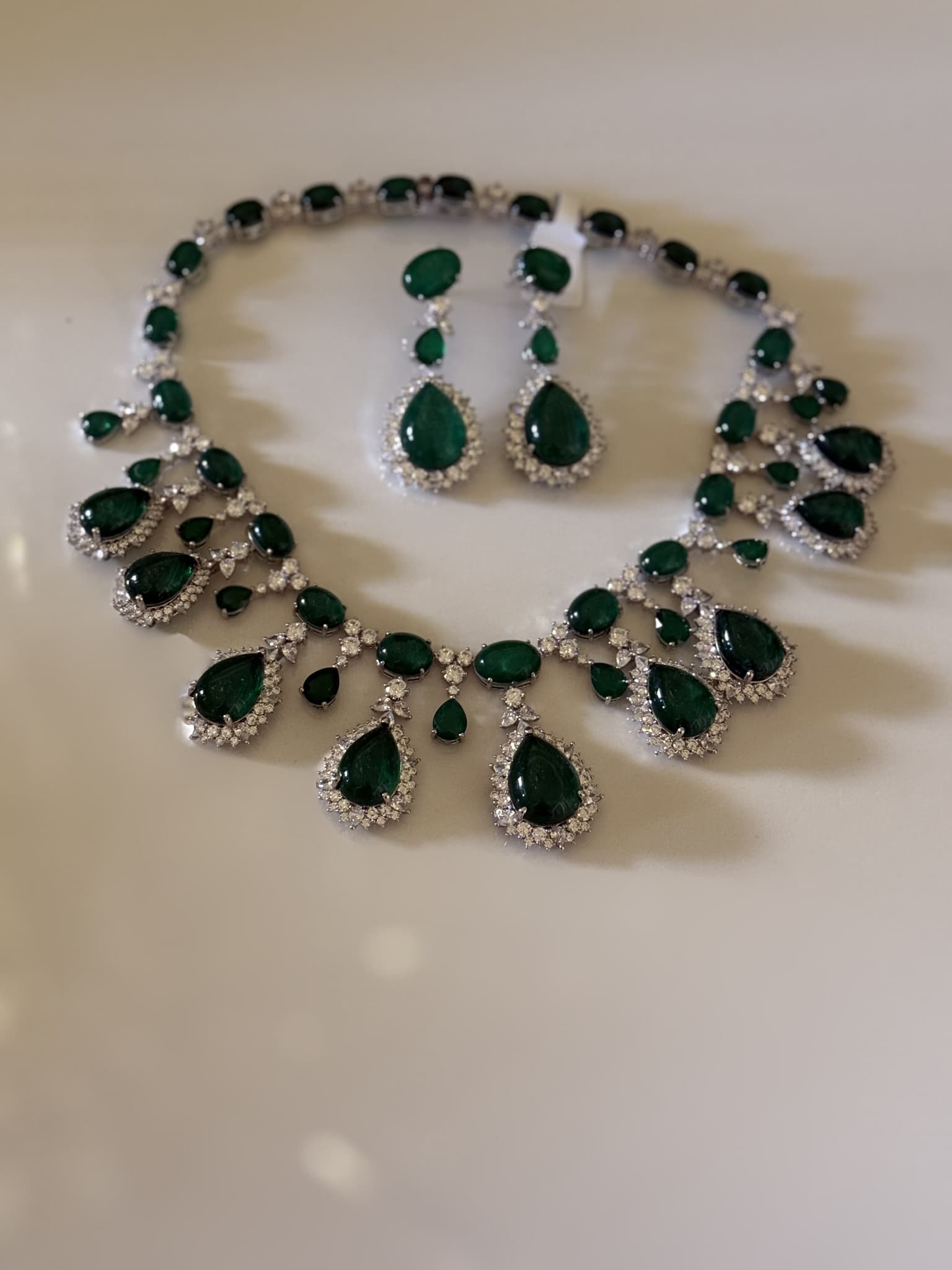 Multi-Stone Floral Necklace