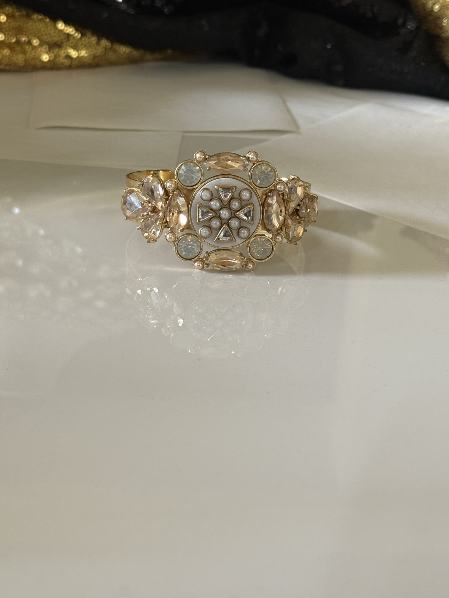 Pearl Medallion Bracelet