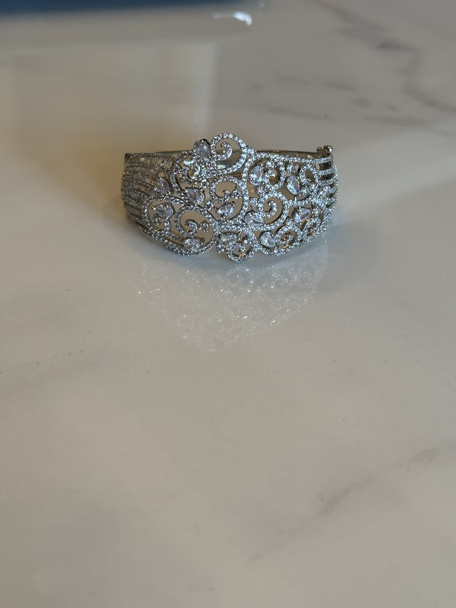 Diamond Filigree Cuff