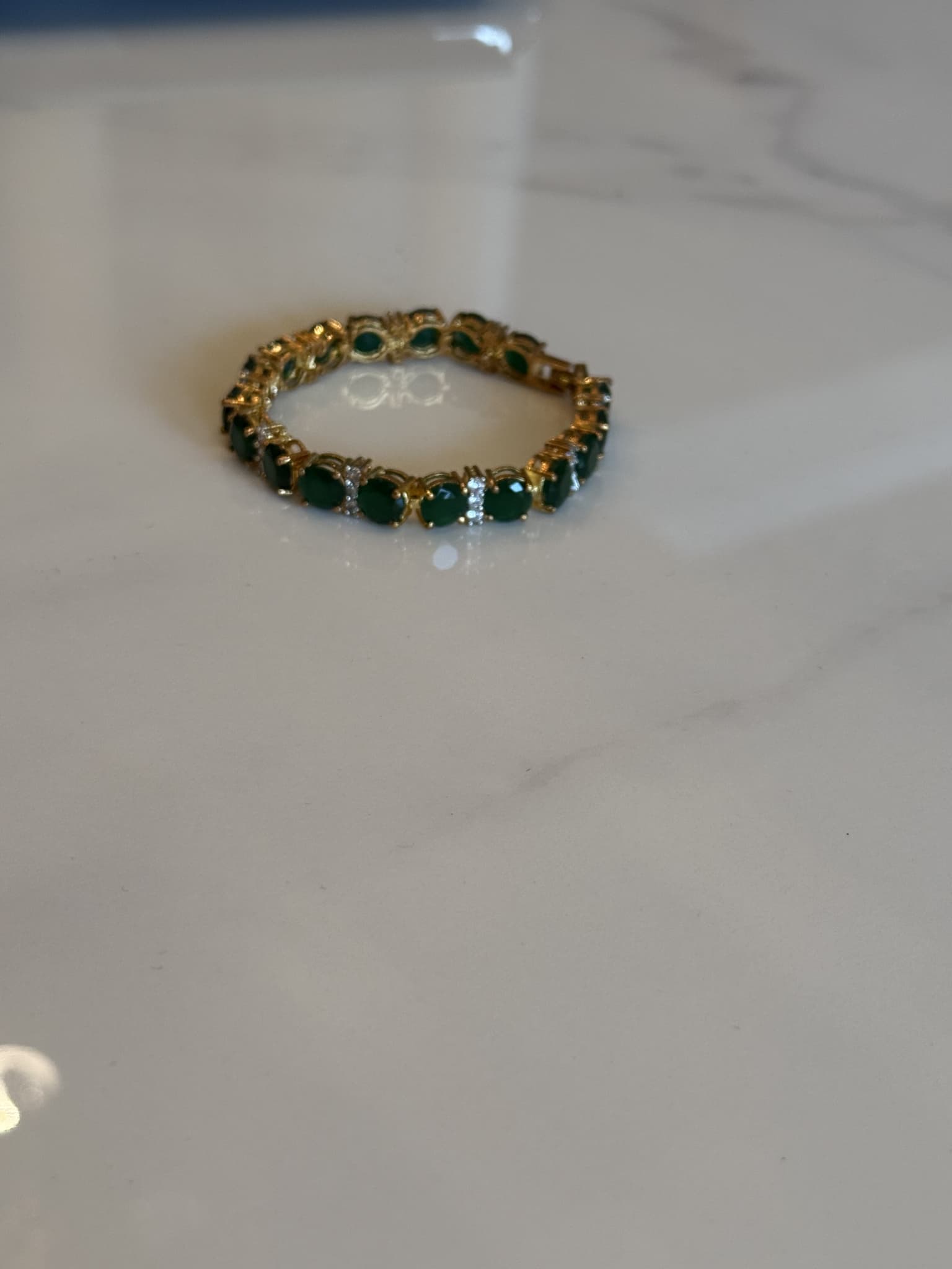 Emerald Tennis Bracelet