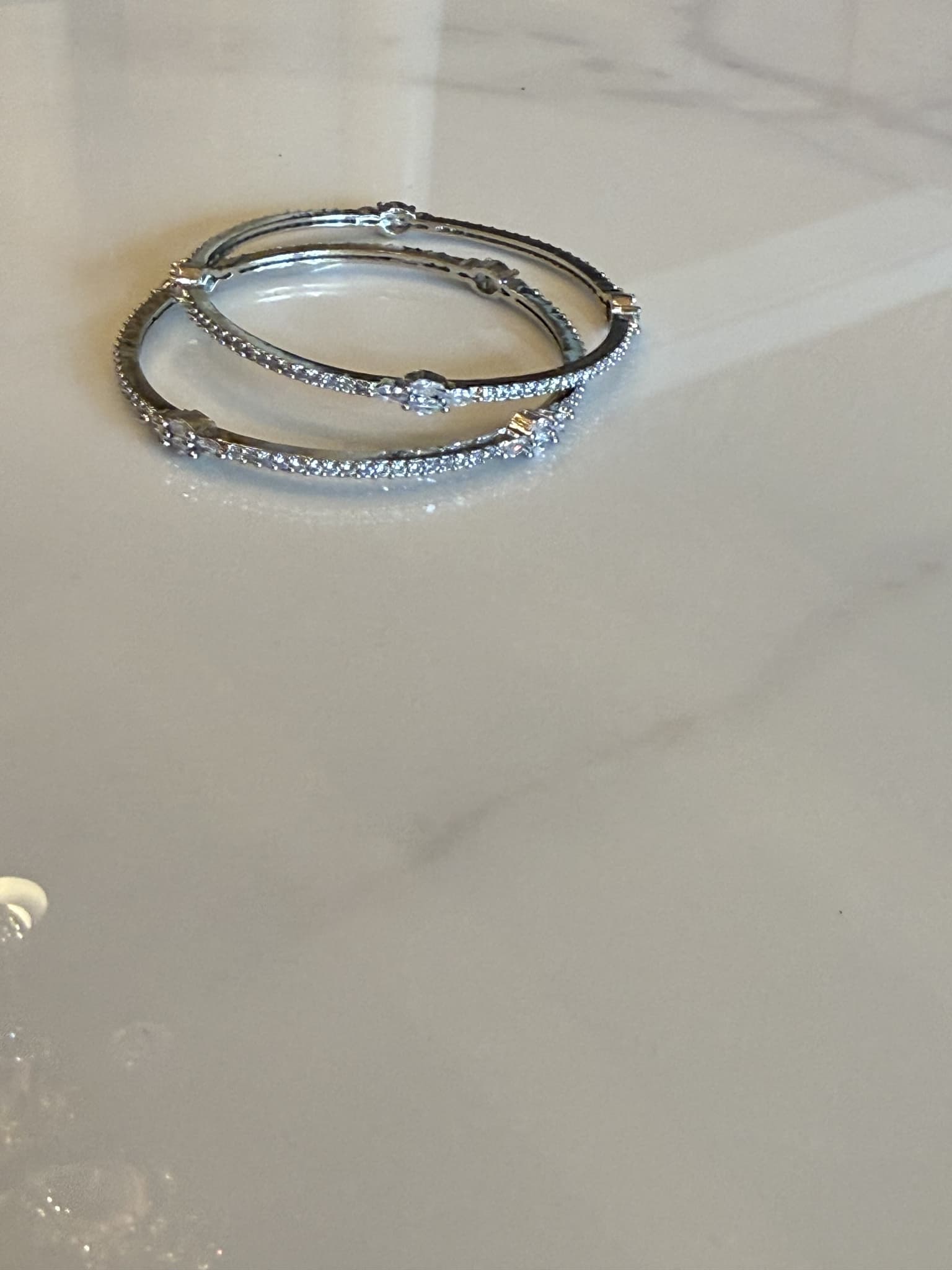 Crubic ZironiaBangles pair