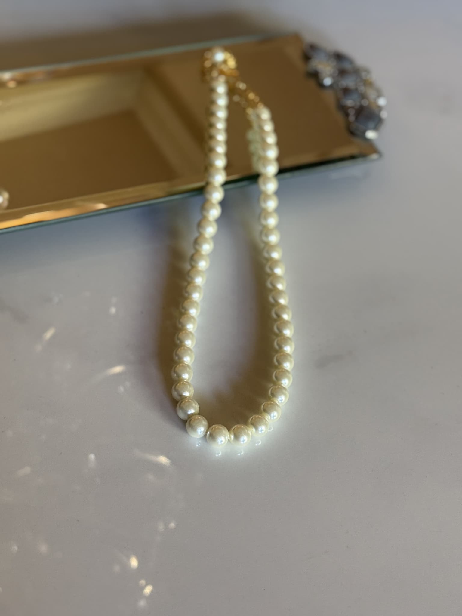 Classic Pearl Strand Necklace