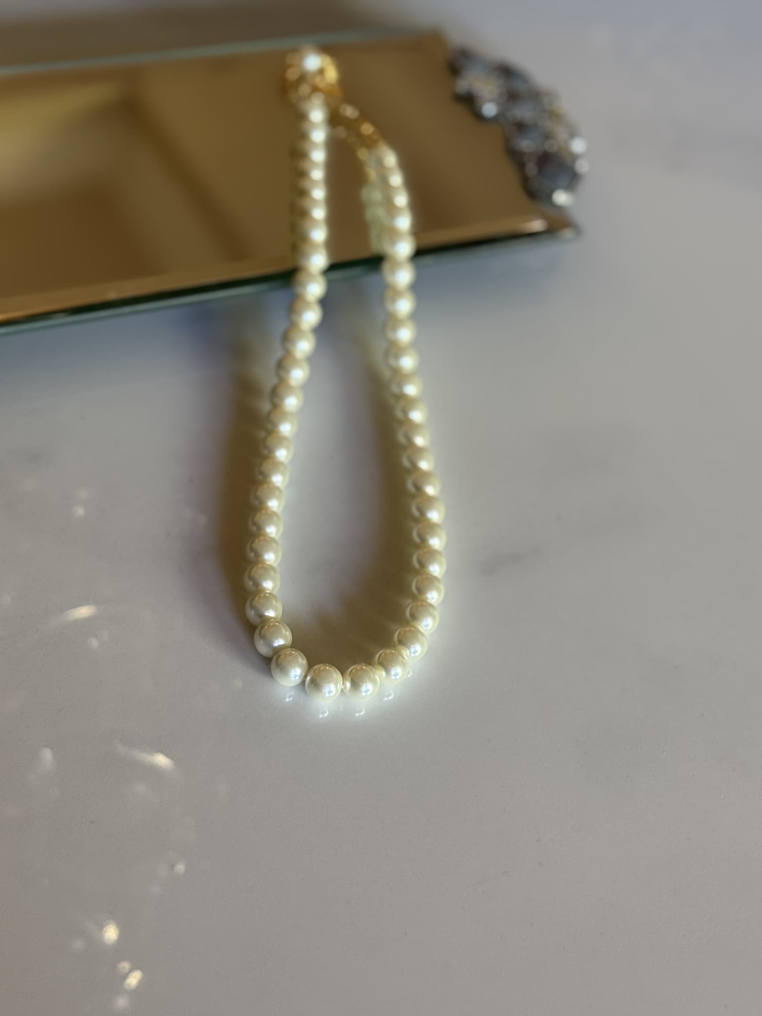 Classic Pearl Strand Necklace