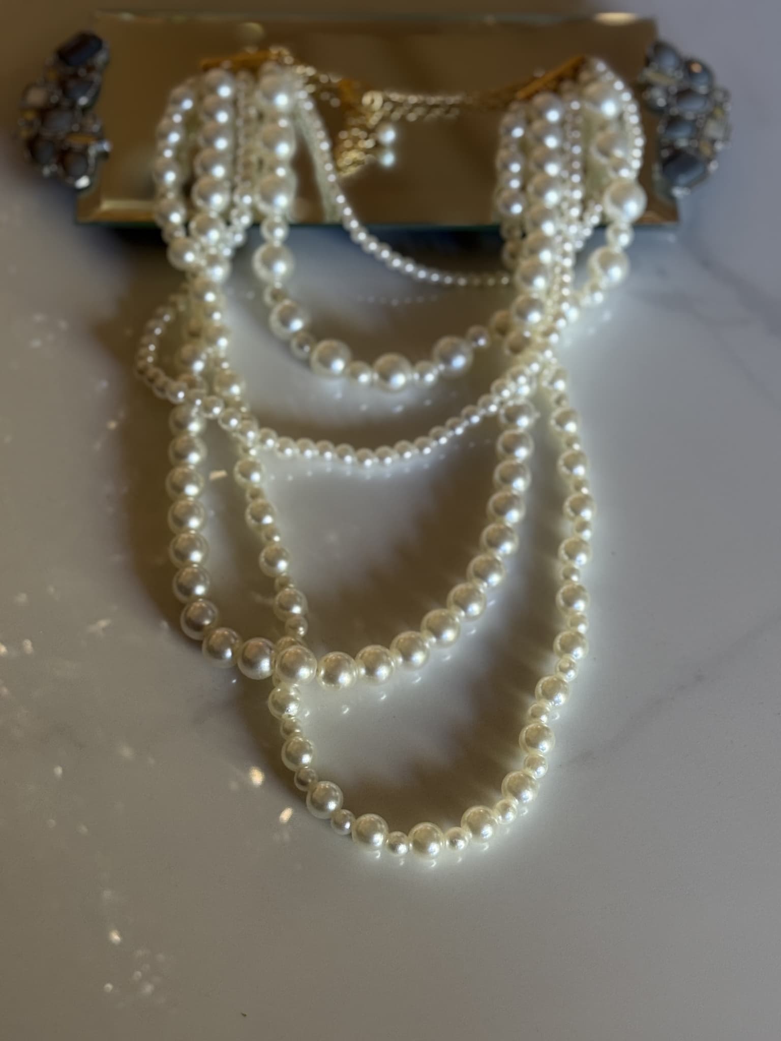 Classic Pearl Strand Necklace