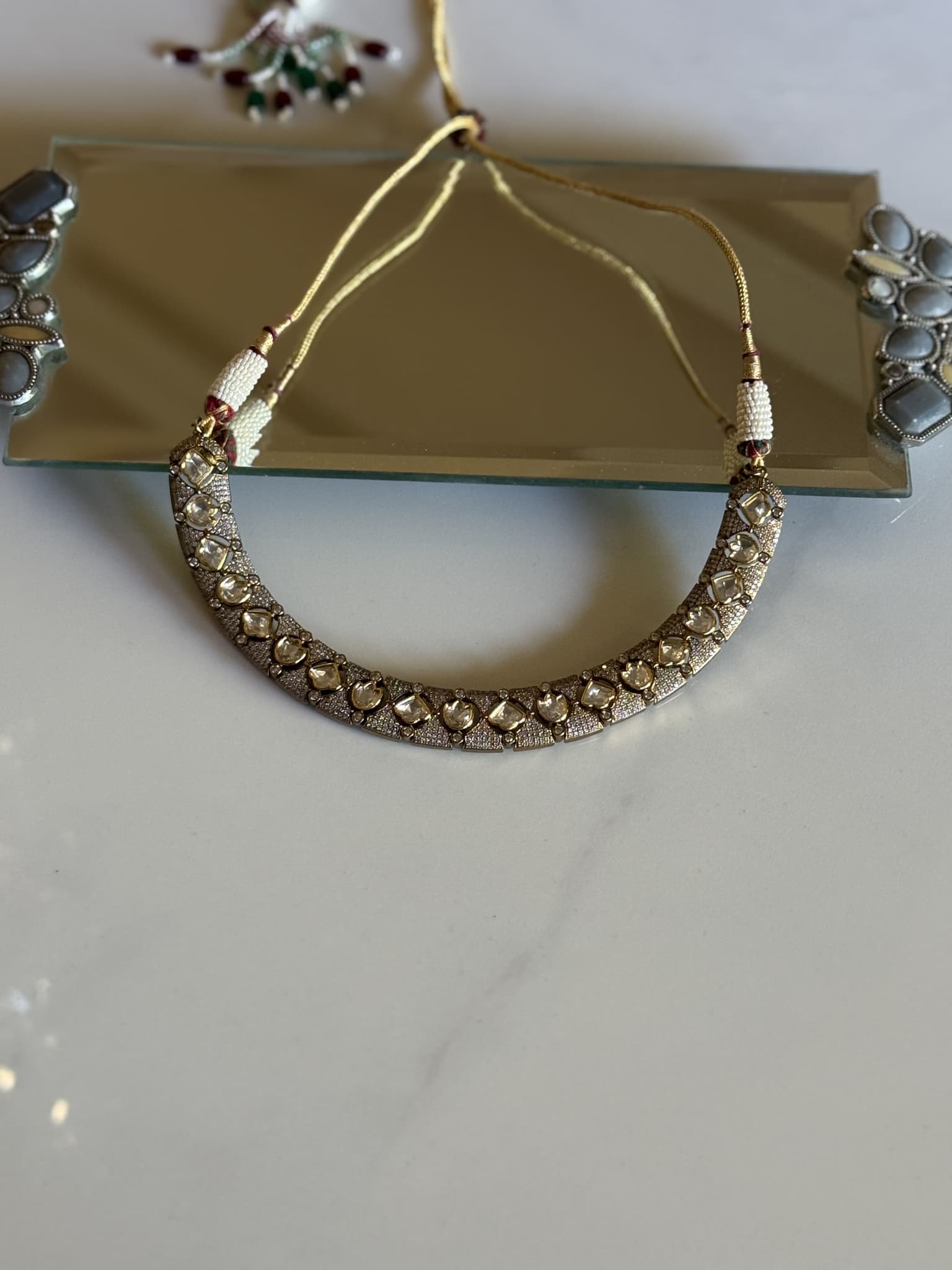 Antique Polki Choker Necklace
