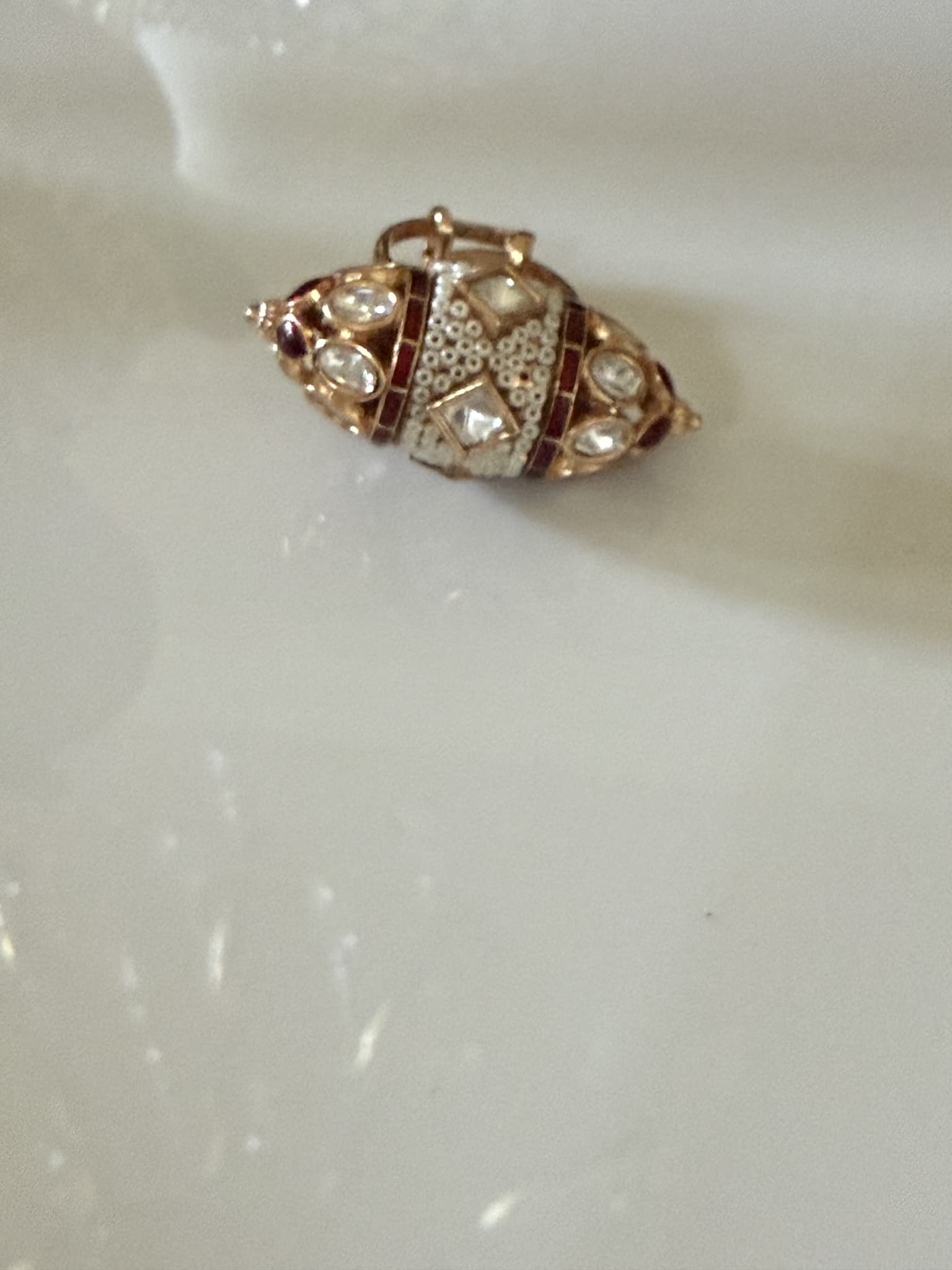 Kundan Shield Ring