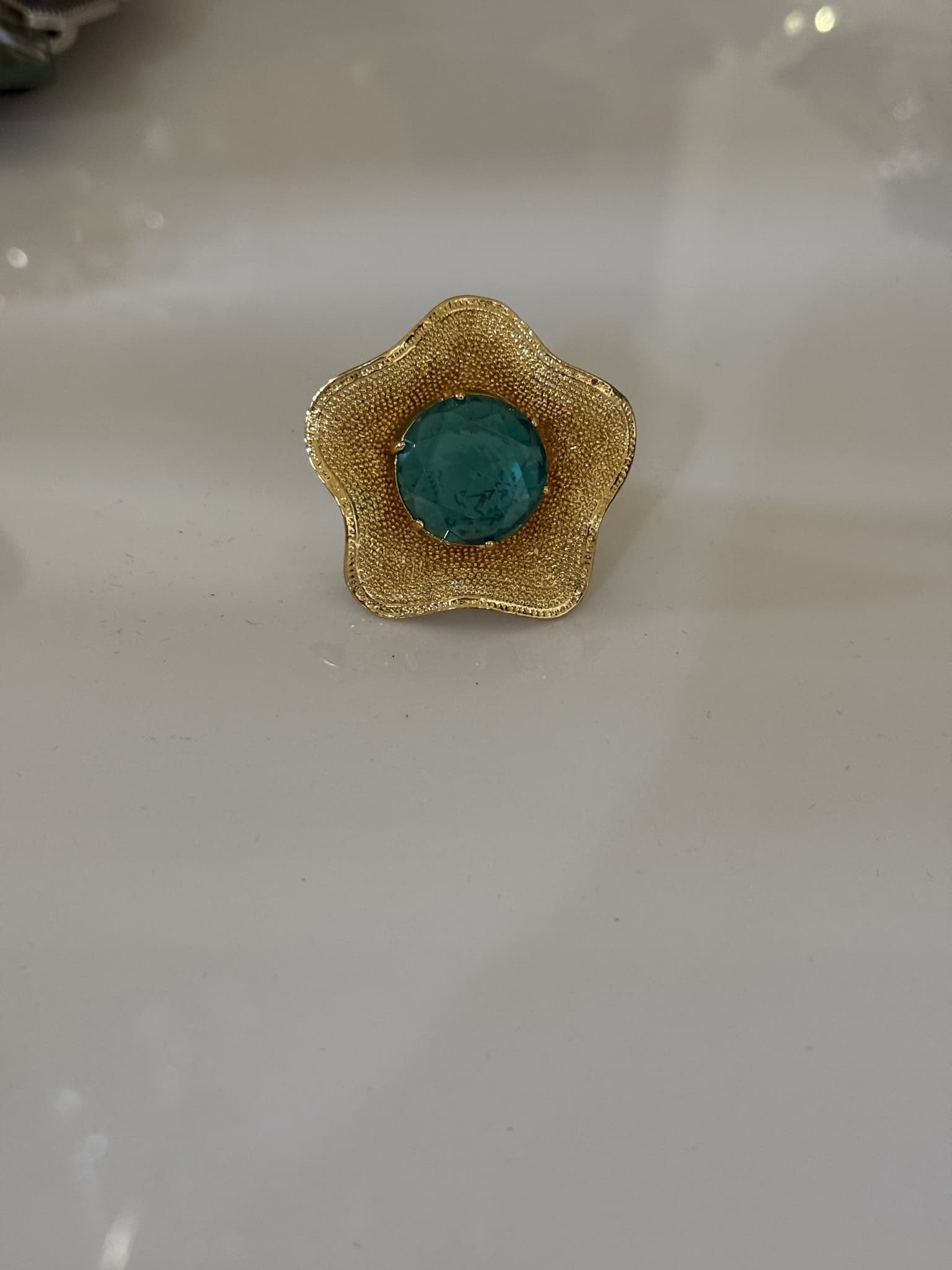Starburst Apatite Ring