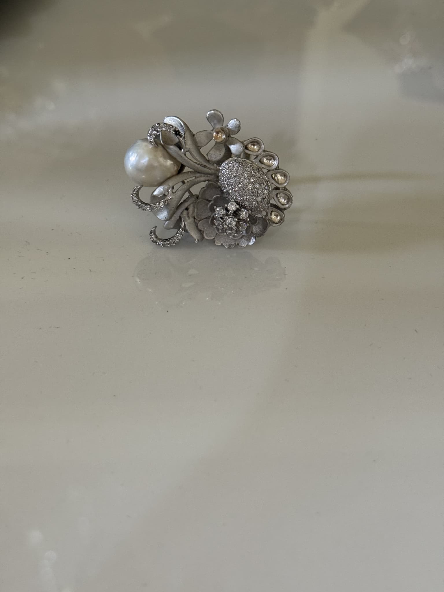 pearl-and-kundan-floral-ring