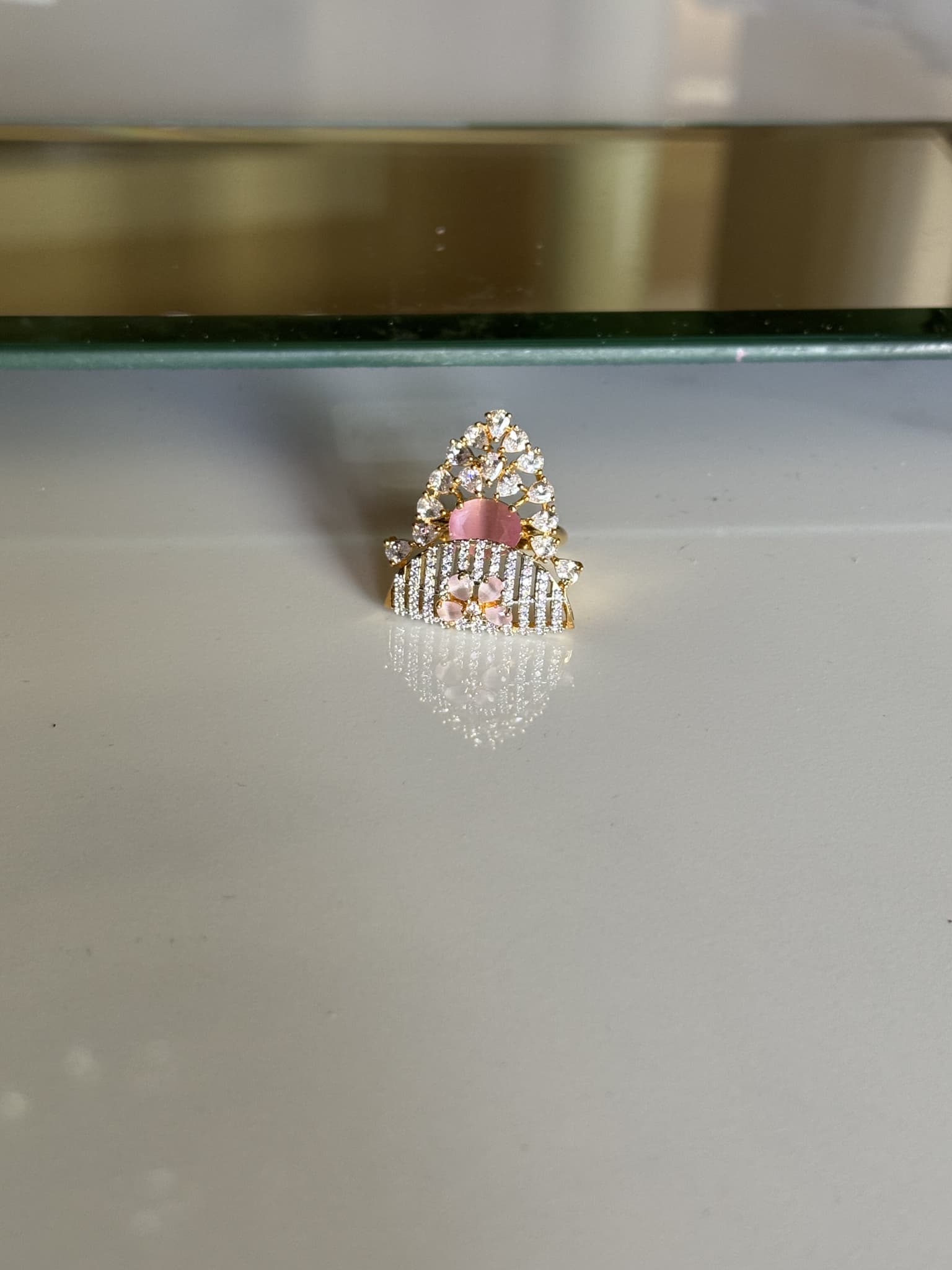 Pink Halo Fan Ring