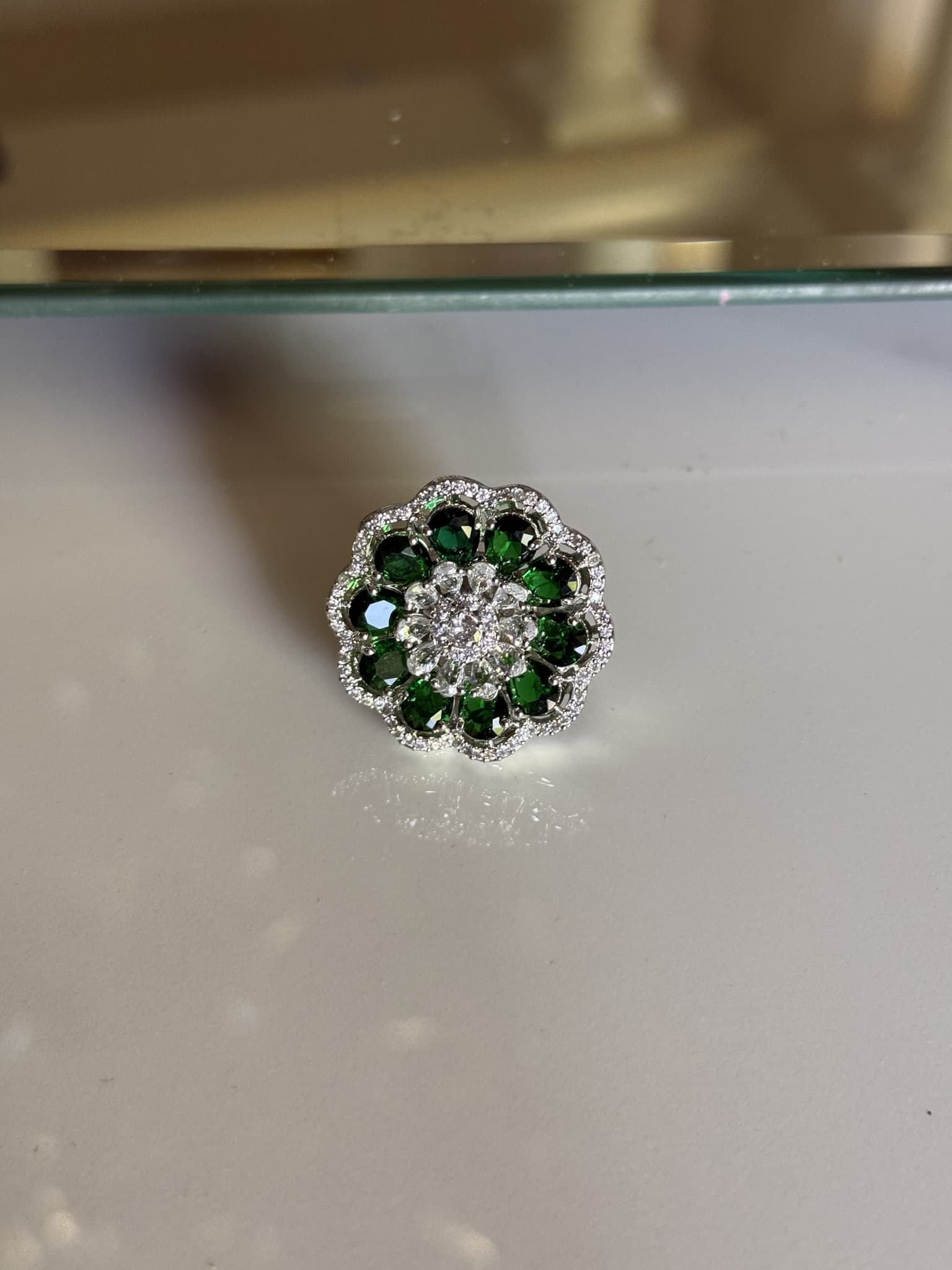 Deep Green Cluster Ring