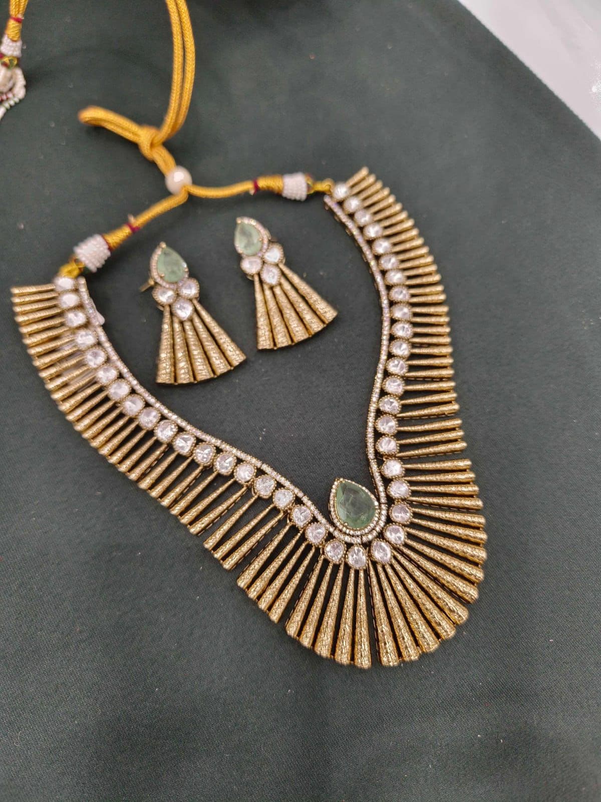 Traditional Polki Kundan Necklace Set