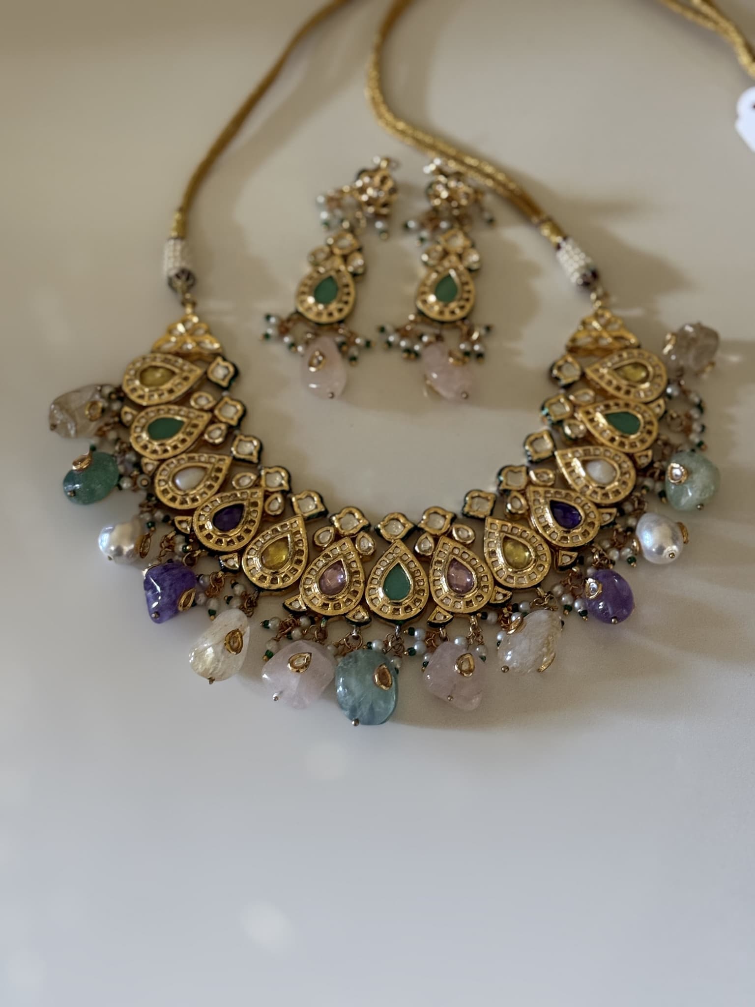 Pastel Kundan Festive Set