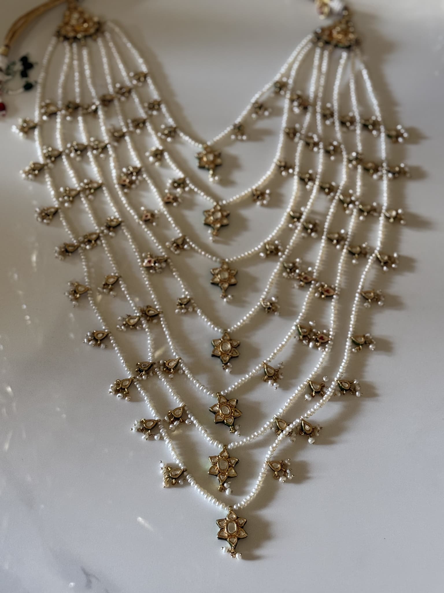 Pearl Multi-Strand Kundan Set