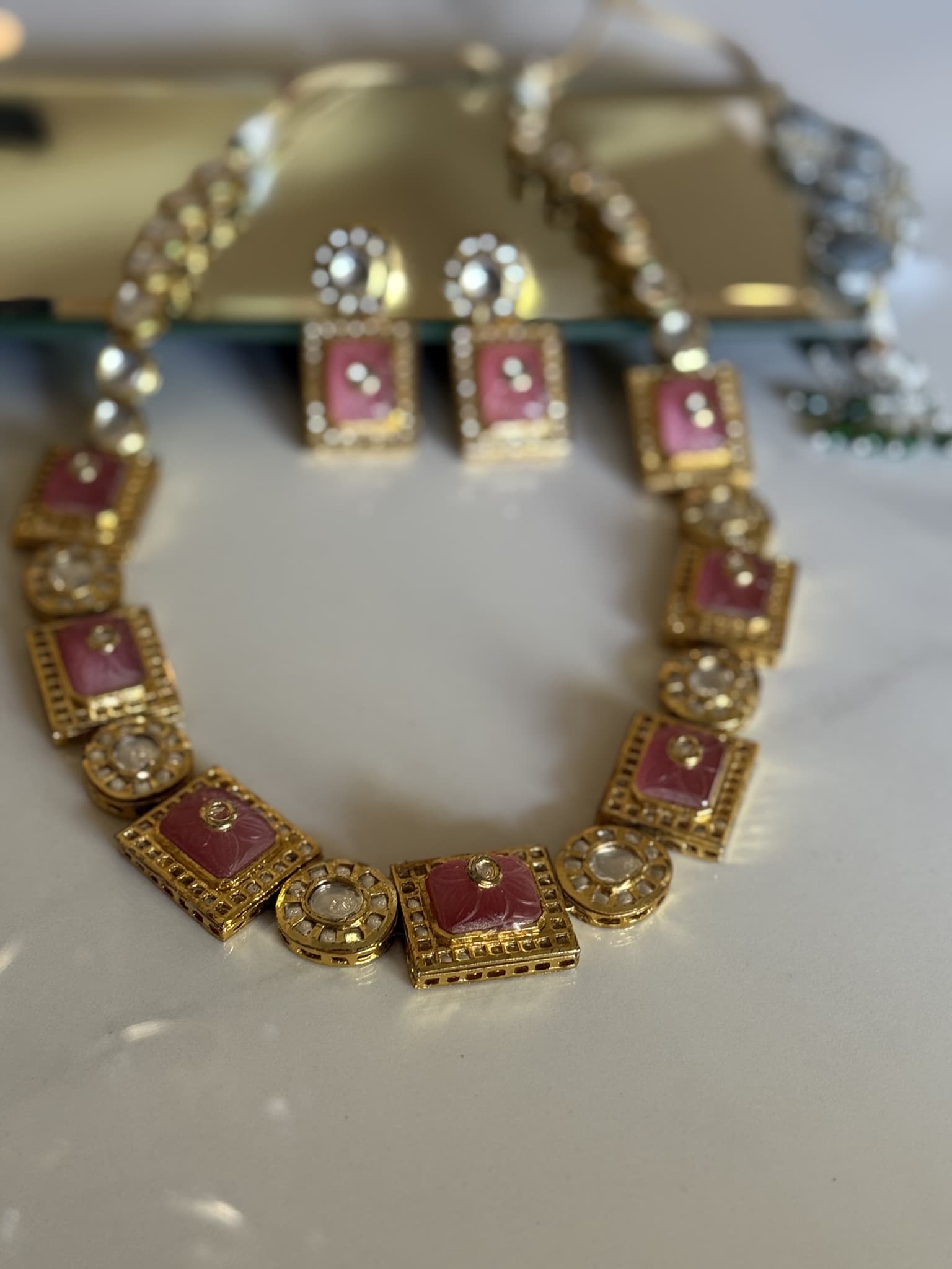 carved-ruby-kundan-necklace-set