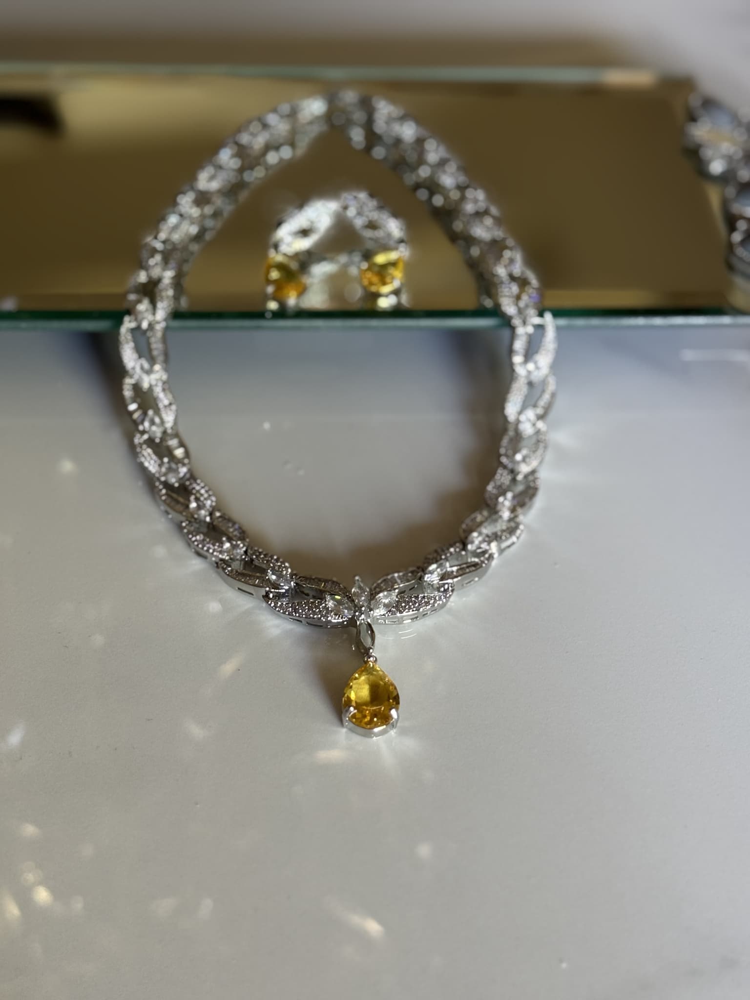 yellow-sapphire-diamond-necklace-set